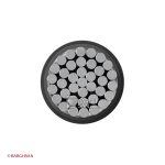 کابل آلومینیوم 185×1 افشارنژاد خراسان زاویه رو به رو