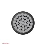 کابل آلومینیوم 240×1 افشارنژاد خراسان زاویه رو به رو