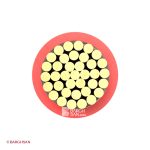 سیم نیمه افشان رنگی نمره 150 افشارنژاد خراسان از زاویه رو به رو