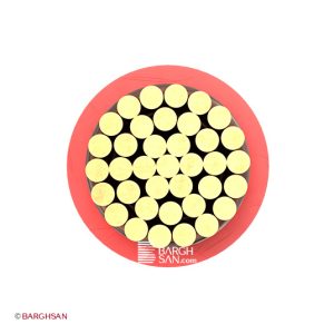 سیم نیمه افشان رنگی نمره 185 افشارنژاد خراسان از زاویه رو به رو