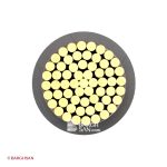 سیم نیمه افشان رنگی نمره 240 افشارنژاد خراسان از زاویه رو به رو