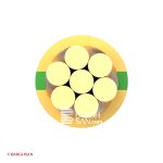 سیم نیمه افشان ارت نمره 16 افشارنژاد خراسان از زاویه رو به رو