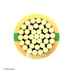 سیم نیمه افشان ارت نمره 185 افشارنژاد خراسان از زاویه رو به رو