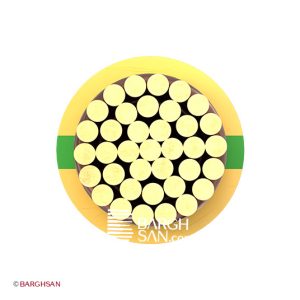 سیم نیمه افشان ارت نمره 185 افشارنژاد خراسان از زاویه رو به رو