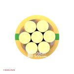 سیم نیمه افشان ارت نمره 35 افشارنژاد خراسان از زاویه رو به رو