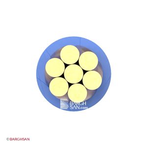 سیم نیمه افشان رنگی نمره 16 افشارنژاد خراسان از زاویه رو به رو
