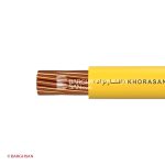 سیم نیمه افشان رنگی نمره 50 افشارنژاد خراسان از زاویه کناری