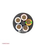 کابل افشان پنج رشته افشارنژاد سایز 1*5 از زاویه روبرو