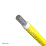 سیم سیلیکونی نسوز دو روکش بافت سایز 10 یاقوت از زاویه سه بعدی