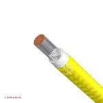 سیم سیلیکونی نسوز دو روکش بافت سایز 10 یاقوت زاویه کناری