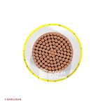 سیم سیلیکونی نسوز دو روکش بافت سایز 10 یاقوت زاویه رو به رو