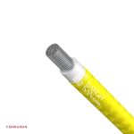 سیم سیلیکونی نسوز دو روکش بافت سایز 6 یاقوت از زاویه سه بعدی