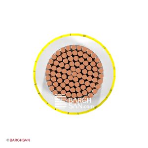 سیم سیلیکونی نسوز دوروکش بافت سایز 6 یاقوت زاویه رو به رو