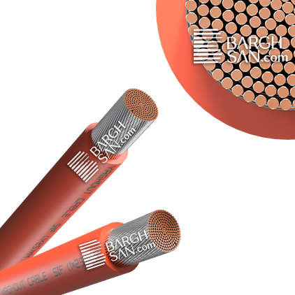 سیم سیلیکون تک روکش از دو زاویه سیم سیلیکون تک روکش از دو زاویه