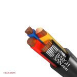 کابل برق مفتول 3*300+150 افشارنژاد خراسان