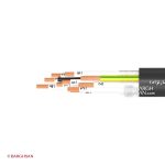 کابل کنترل افشان 10*1 افشارنژاد خراسان از زاویه کناری