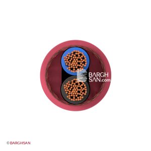 کابل اعلام حریق 2*1.5 افشارنژاد خراسان از زاویه روبرو