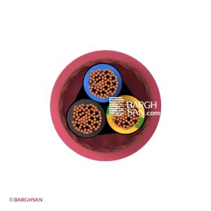 کابل اعلام حریق 3*2.5 افشارنژاد خراسان از زاویه روبرو