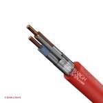 کابل مقاوم در برابر آتش 2 در 1.5 یاقوت از زاویه سه بعدی