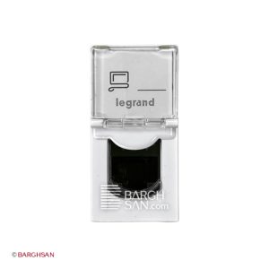 کیستون شبکه باریک cat6 ftp لگراند با کد 076562 از زاویه رو به رو