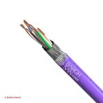 کابل شبکه Cat6 SFTP lzsh خراسان افشارنژاد از زاویه سه بعدی