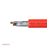 کابل مقاوم در برابر آتش نیمه افشان 2 در 1.5 به علاوه 1.5 یاقوت از زاویه کناری