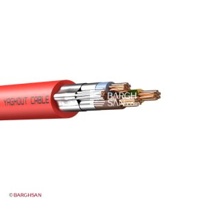 کابل مقاوم در برابر آتش نیمه افشان 3 در 1.5 به علاوه 1.5 یاقوت
