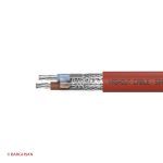 کابل مقاوم در برابر حرارت افشان شیلددار 2 در 1.5 یاقوت از زاویه کناری