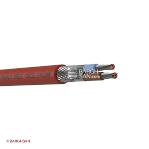 کابل مقاوم در برابر حرارت افشان شیلددار 2 در 1.5 یاقوت