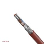 کابل مقاوم در برابر حرارت افشان شیلددار 2 در 1.5 یاقوت زاویه کناری