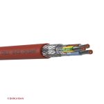 کابل مقاوم در برابر حرارت افشان شیلددار 3 در 1.5 یاقوت