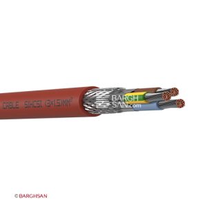 کابل مقاوم در برابر حرارت افشان شیلددار 3 در 1.5 یاقوت