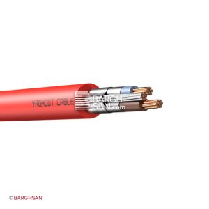 کابل مقاوم در برابر آتش نیمه افشان 2 در 1.5 به علاوه 1.5 یاقوت