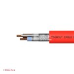 کابل مقاوم در برابر آتش 2 در 1.5 یاقوت از زاویه کناری