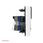 کیستون شبکه پهن Cat6 FTP لگراند با کد 076565 از زاویه کناری