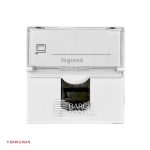 کیستون شبکه پهن Cat6 SFTP لگراند با کد 076566 از زاویه روبرو