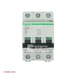 کلید مینیاتوری 3 پل 40 آمپر اشنایدر سری multi9 زاویه رو به رو