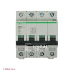 کلید مینیاتوری 4 پل 40 آمپر اشنایدر سری multi9 زاویه رو به رو