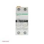 فیوز مینیاتوری 2 پل 2 آمپر کلاس C اشنایدر سری Acti9 زاویه رو به رو