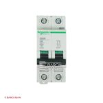 کلید مینیاتوری دو پل 20 آمپر کلاس C سری Multi9 از زاویه رو به رو