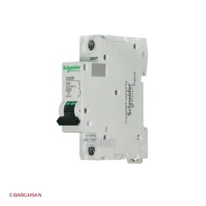 کلید تک پل 20 آمپر اشنایدر زاویه سه بعدی