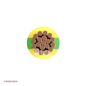 سیم افشان ارت 0.75 سیمیا از زاویه رو به رو