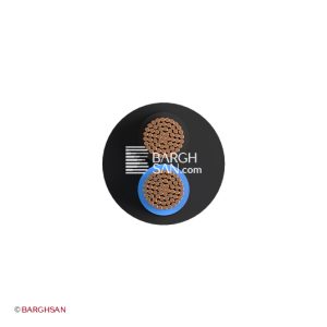 کابل افشان دو رشته 2.5 سیمیا از زاویه رو به رو