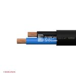 کابل افشان دو رشته 2.5 سیمیا از زاویه کناری