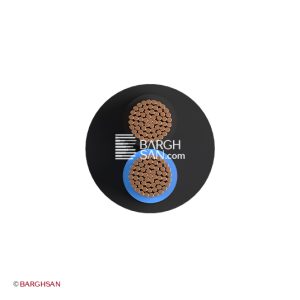 کابل افشان دو رشته 4 سیمیا از زاویه رو به رو