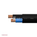 کابل افشان دو رشته 6 سیمیا از زاویه کناری