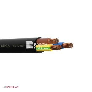 کابل افشان سه رشته 1.5 سیمیا