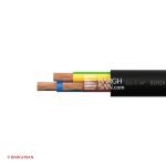 کابل افشان سه رشته 1.5 سیمیا از زاویه کناری