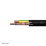 کابل افشان سه رشته 1 سیمیا از زاویه کناری