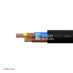 کابل افشان سه رشته 4 سیمیا از زاویه کناری